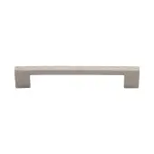 HAM0337 256-SN Heritage Brass Cabinet Pull Metro Hammered Design 256mm ctc Satin Nickel Finish