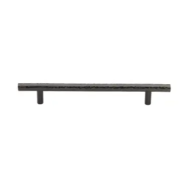 Click Here To Enlarge This Photo Of HAM0361 101-MB Heritage Brass Cabinet Pull T-Bar Hammered Design 101mm ctc Matt Bronze Finish