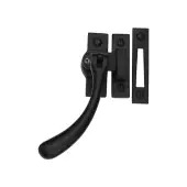 V1008L MP&sol;HP-BKMT Heritage Brass Lockable Casement Window Fastener Ball Design Matt Black Finish