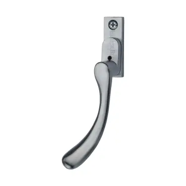 Click Here To Enlarge This Photo Of V1009L-LH-SC Heritage Brass Left-Handed Espagnolette Handle Ball Design Satin Chrome finish