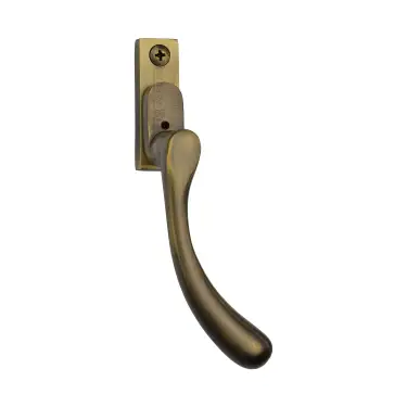Click Here To Enlarge This Photo Of V1009L-RH-AT Heritage Brass Right-Handed Espagnolette Handle Ball Design Antique Brass finish