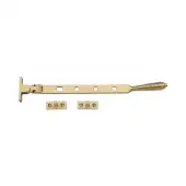 V892 10-SB Heritage Brass Casement Window Stay Reeded Design 10" Satin Brass finish