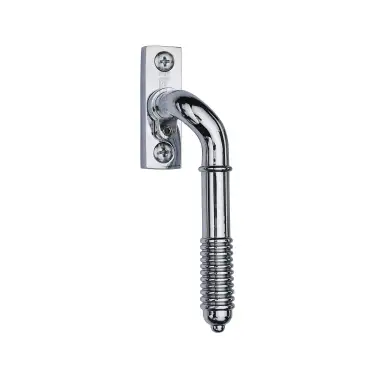 Click Here To Enlarge This Photo Of V895L RH-PC Heritage Brass Lockable Reeded Espagnolette Right Handed Polished Chrome finish