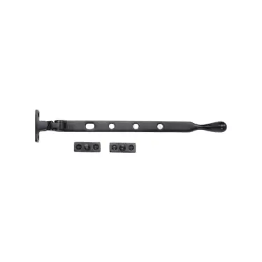 Click Here To Enlarge This Photo Of V992 8-BKMT Heritage Brass Casement Window Stay Ball Design 8" Matt Black finish