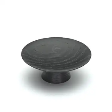 Click Here To Enlarge This Photo Of W4343-50-ASH M&period;Marcus Wooden Cabinet Knob Olympia Design 50mm Black Ash Finish