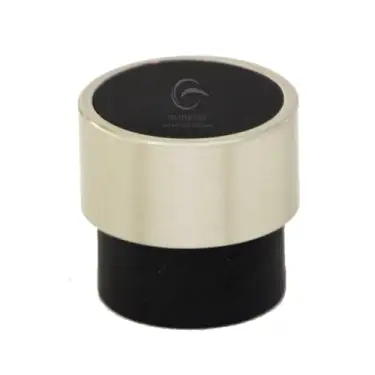 Click Here To Enlarge This Photo Of W4370-49-ASH M&period;Marcus Wooden Cabinet Knob Radio Design 49mm Black Ash Finish