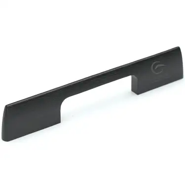 Click Here To Enlarge This Photo Of W7791-320-ASH M&period;Marcus Wooden Cabinet Pull Handle Slim Metro Design 320mm Black Ash Finish