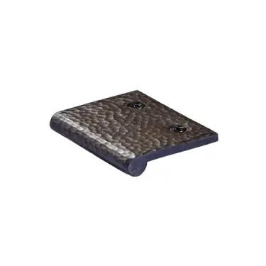 Click Here To Enlarge This Photo Of HAMEP50 38-MB Heritage Brass Hammered EP Edge Pull Cabinet Handle 50mm Matt Bronze finish