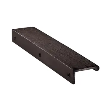 Click Here To Enlarge This Photo Of HAMEPR200 40-MB Heritage Brass Hammered EPR Edge Pull Cabinet Handle 200mm Matt Bronze finish
