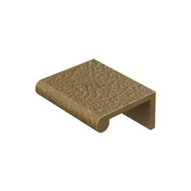 Click Here To Enlarge This Photo Of HAMEPR50 40-AT Heritage Brass Hammered EPR Edge Pull Cabinet Handle 50mm Antique Brass finish