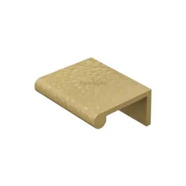 Click Here To Enlarge This Photo Of HAMEPR50 40-SB Heritage Brass Hammered EPR Edge Pull Cabinet Handle 50mm Satin Brass finish