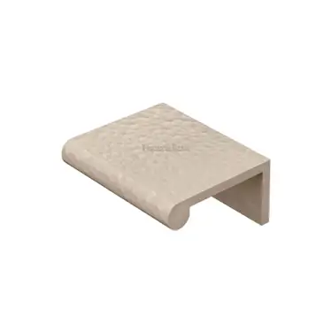 Click Here To Enlarge This Photo Of HAMEPR50 40-SN Heritage Brass Hammered EPR Edge Pull Cabinet Handle 50mm Satin Nickel finish