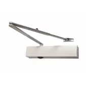 102845 GEZE TS4000S Silver Power Size 1-6 Heavy Duty Overhead Door Closer with Backcheck & Delayed Action &lpar;Complete with Arm & PA Bracket&rpar;