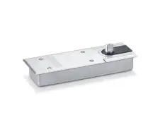 GEZE TS500NV Silver Power Size 1-4 Floor Spring Door Closer for Single&sol;Double Action Doors with Backcheck