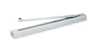 120039 GEZE Silver Electro-Magnetic Hold Open Guide Rail to suit TS5000L Overhead Door Closer &lpar;Fig 6 application&rpar;