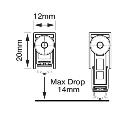 Click Here To Enlarge This Photo Of L31332 - FIRESTOP Trend Drop Down Seal - 926mm