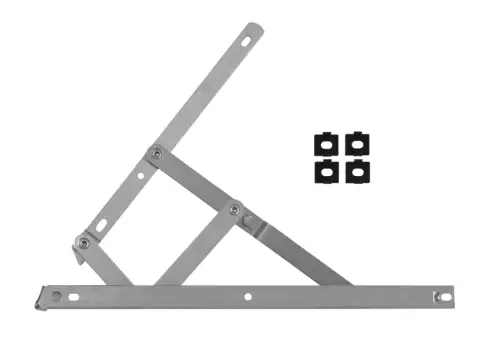 Click Here To Enlarge This Photo Of CH30115 - CHAMELEON Side Hung Egress Friction Hinge With Packers - 400mm Length x 13-17mm Stack Height