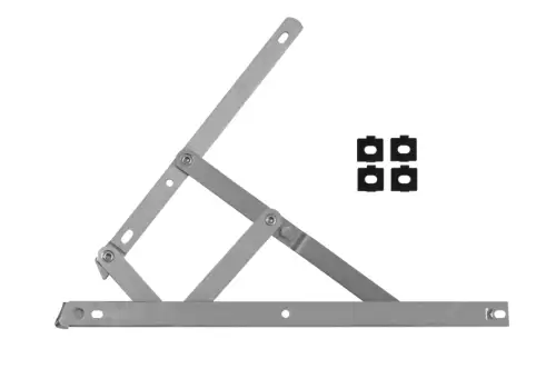 Click Here To Enlarge This Photo Of CH30112 - CHAMELEON Easy Clean Side Hung Egress Friction Hinge With Packers - 300mm Length x 13-17mm Stack Height