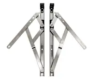 L33553 - COTSWOLD Sinidex Top Hung&sol;Side Hung Friction Stay &lpar;Handed Pair&rpar; - 406mm &lpar;16 Inch&rpar; 13mm Stack