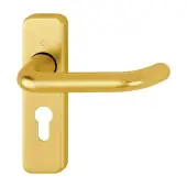 138S&sol;267U &lpar;AR200S&sol;13&rpar; Hoppe Sprung Euro Profile Lock Levers 47&period;6mm Centres - Gold Anodised Aluminium &lpar;2698625&rpar;