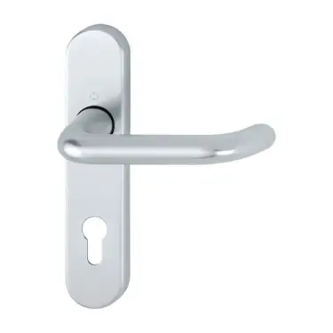 Click Here To Enlarge This Photo Of 138S&sol;2600 &lpar;AR200S&sol;33-SP-72&rpar; Hoppe Sprung Euro Profile Lock Levers 72mm Centres - Satin Anodised Aluminium &lpar;2654518&rpar;