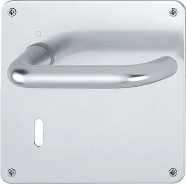 Click Here To Enlarge This Photo Of 138S&sol;304L &lpar;AR200S&sol;17-SP&rpar; Hoppe Sprung Lock Levers 57mm Centres - Satin Anodised Aluminium &lpar;2656142&rpar;