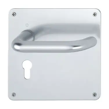 Click Here To Enlarge This Photo Of 138S&sol;304L &lpar;AR200S&sol;18-SP&rpar; Hoppe Sprung Euro Profile Lock Levers 47&period;6mm Centres - Satin Anodised Aluminium &lpar;2656281&rpar;