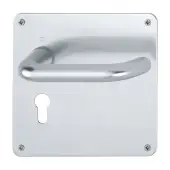 138S&sol;304L &lpar;AR200S&sol;18-SP&rpar; Hoppe Sprung Euro Profile Lock Levers 47&period;6mm Centres - Satin Anodised Aluminium &lpar;2656281&rpar;