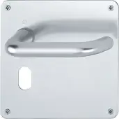 138S&sol;304L &lpar;AR200S&sol;19-SP&rpar; Hoppe Sprung Oval Profile Lock Levers 48&period;5mm Centres - Satin Anodised Aluminium &lpar;2656290&rpar;