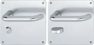138S&sol;304L &lpar;AR200S&sol;20-SP-RH&rpar; Hoppe Sprung Bathroom Levers &ndash; Right Hand 57mm Centres - Satin Anodised Aluminium &lpar;2694675&rpar;