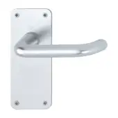 138S&sol;306 &lpar;AR200S&sol;21-SP&rpar; Hoppe Sprung Latch Levers - Satin Anodised Aluminium &lpar;2656337&rpar;