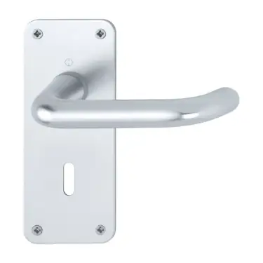 Click Here To Enlarge This Photo Of 138S&sol;306 &lpar;AR200S&sol;22-SP&rpar; Hoppe Sprung Lock Levers 57mm Centres - Satin Anodised Aluminium &lpar;2656311&rpar;