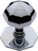 V880-PC Heritage Brass Octagon Centre Door Knob 2 &half;" Polished Chrome Finish