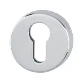 EX42S &lpar;AR361&sol;67&rpar; Hoppe Euro Profile Escutcheon 6mm - Polished Stainless Steel &lpar;87100949&rpar;