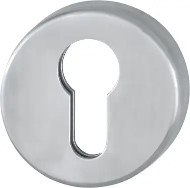 Click Here To Enlarge This Photo Of EX42S &lpar;AR361&sol;67&rpar; Hoppe Euro Profile Escutcheon 6mm - Satin Stainless Steel &lpar;87100948&rpar;