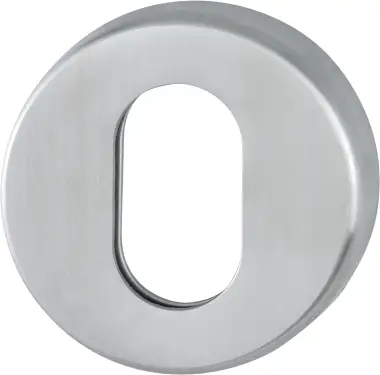 Click Here To Enlarge This Photo Of EX42S &lpar;AR361&sol;68&rpar; Hoppe Oval Profile Escutcheon 6mm - Satin Stainless Steel &lpar;87100950&rpar;