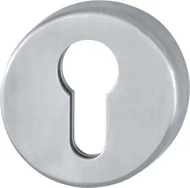 Click Here To Enlarge This Photo Of EX42S &lpar;AR361&sol;27&rpar; Hoppe Euro Profile Escutcheon 8mm - Satin Stainless Steel &lpar;87100942&rpar;