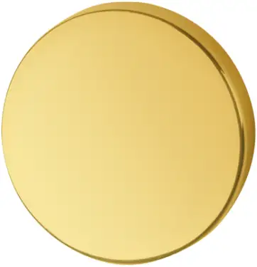 Click Here To Enlarge This Photo Of AR461&sol;30 Hoppe Blank Escutcheon - PVD Brass &lpar;87108567&rpar;
