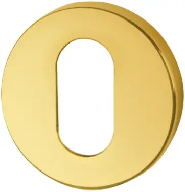 Click Here To Enlarge This Photo Of AR461&sol;28 Hoppe Oval Profile Escutcheon - PVD Brass &lpar;87108566&rpar;