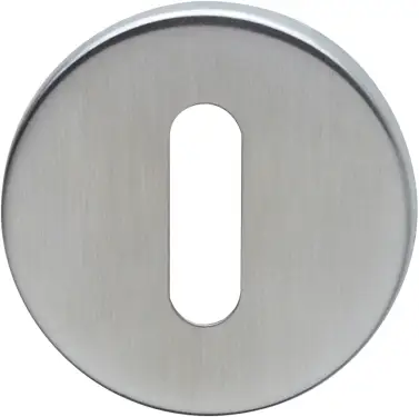 Click Here To Enlarge This Photo Of AR961&sol;66 Hoppe Standard Key Escutcheon - Grade 304 - Satin Stainless Steel &lpar;87109375&rpar;