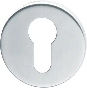 Click Here To Enlarge This Photo Of AR961&sol;67 Hoppe Euro Profile Escutcheon - Grade 304 - Satin Stainless Steel &lpar;87109377&rpar;