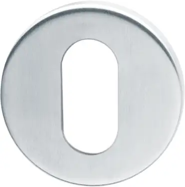 Click Here To Enlarge This Photo Of AR961&sol;68 Hoppe Oval Profile Escutcheon - Grade 304 - Satin Stainless Steel &lpar;87109376&rpar;