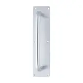 AR205&sol;225FF-P Hoppe 19mm Dia x 225mm &lpar;300mm Plate&rpar; Pull Handle on Plate - Satin Anodised Aluminium &lpar;8504284&rpar;