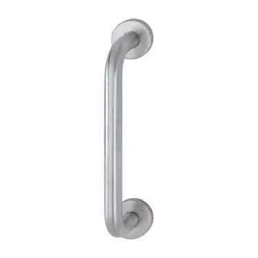 Click Here To Enlarge This Photo Of AR3616&sol;225CF-8 Hoppe 19mm x 225mm Pull Handle on 8mm Rose - Satin Stainless Steel &lpar;87100930&rpar;