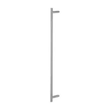Click Here To Enlarge This Photo Of AR3625&sol;1000BF-CR-GD Hoppe 25mm x 1000mm Cranked T Bar Pull Handle &lpar;Bolt Through Fixings For Glass Doors&rpar; - Satin Stainless Steel &lpar;87141944&rpar;