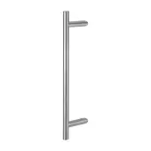 AR3625&sol;425BB-CR-WD Hoppe 25mm x 425mm Cranked T Bar Pull Handle &lpar;Back to Back Fixings For Timber Doors&rpar; - Satin Stainless Steel &lpar;87141853&rpar;