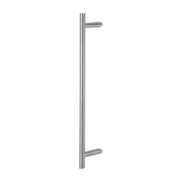 Click Here To Enlarge This Photo Of AR3625&sol;600BB-CR-GD Hoppe 25mm x 600mm Cranked T Bar Pull Handle &lpar;Back to Back Fixings For Glass Doors&rpar; - Satin Stainless Steel &lpar;87141874&rpar;