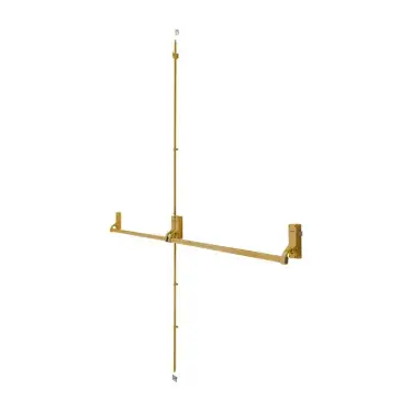 Click Here To Enlarge This Photo Of AR888-GE Hoppe Double Rebated Door Set - Gold &lpar;8545570&rpar;