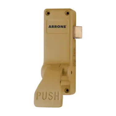 Click Here To Enlarge This Photo Of AR883-GE Hoppe Reversible Push Pad - Gold &lpar;8511011&rpar;