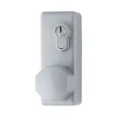 AR885K-SE Hoppe External Knob Operated Outside Access Device c&sol;w Cylinder - Silver &lpar;87100223&rpar;